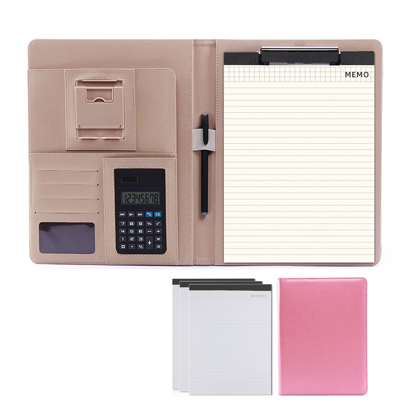Cartella for appunti A4 Cartella for conferenze Padfolio Blocco for appunti legale Custodia for documenti Custodia for documenti Borsa in pelle PU Portfolio Appunti pieghevoli Organizzatore aziendale
