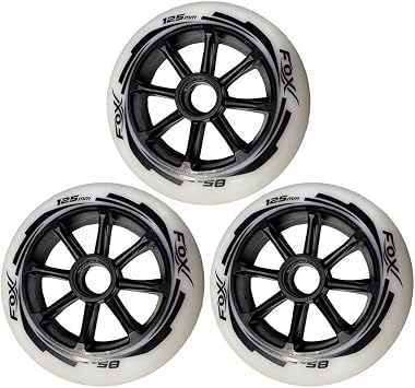 85 Pu 125mm * 24mm Inline Speed Roller Skate Wheels SHR Wheel Skate Racing Wheels Ruedas Indoor Outdoor Waveboard Casterboard Street Surf Pack of 3