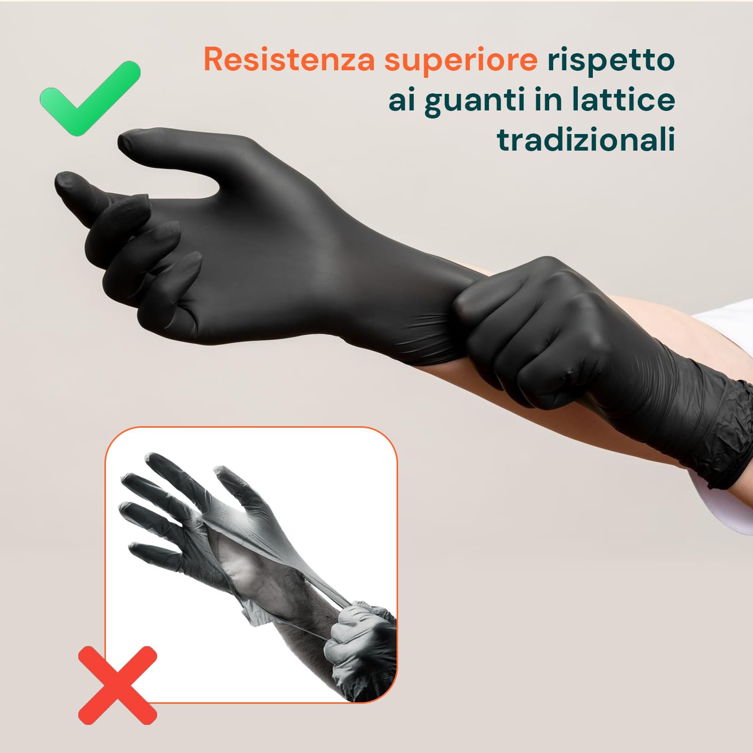Avilia - Lot de 1000 gants M