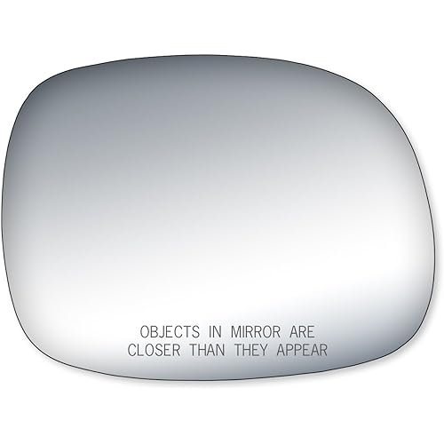 Fit System Passenger Side Mirror Glass, Toyota Tundra