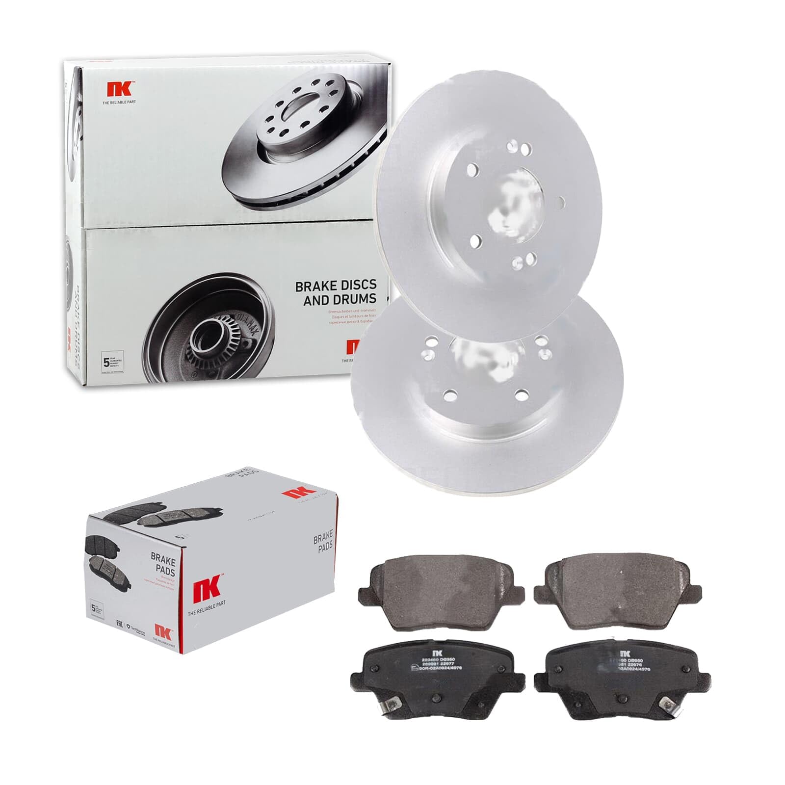 NK Bremsscheiben + Beläge hinten