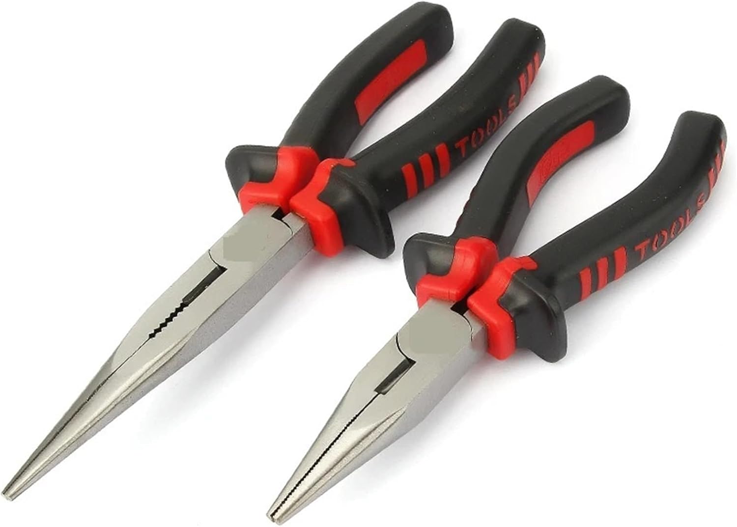 Crome Vanadium 6/8 Inch Long Nose Plier 1Pcs Needle Nose Pliers Press Tool Multi Hand Tool with Double Colour Handle