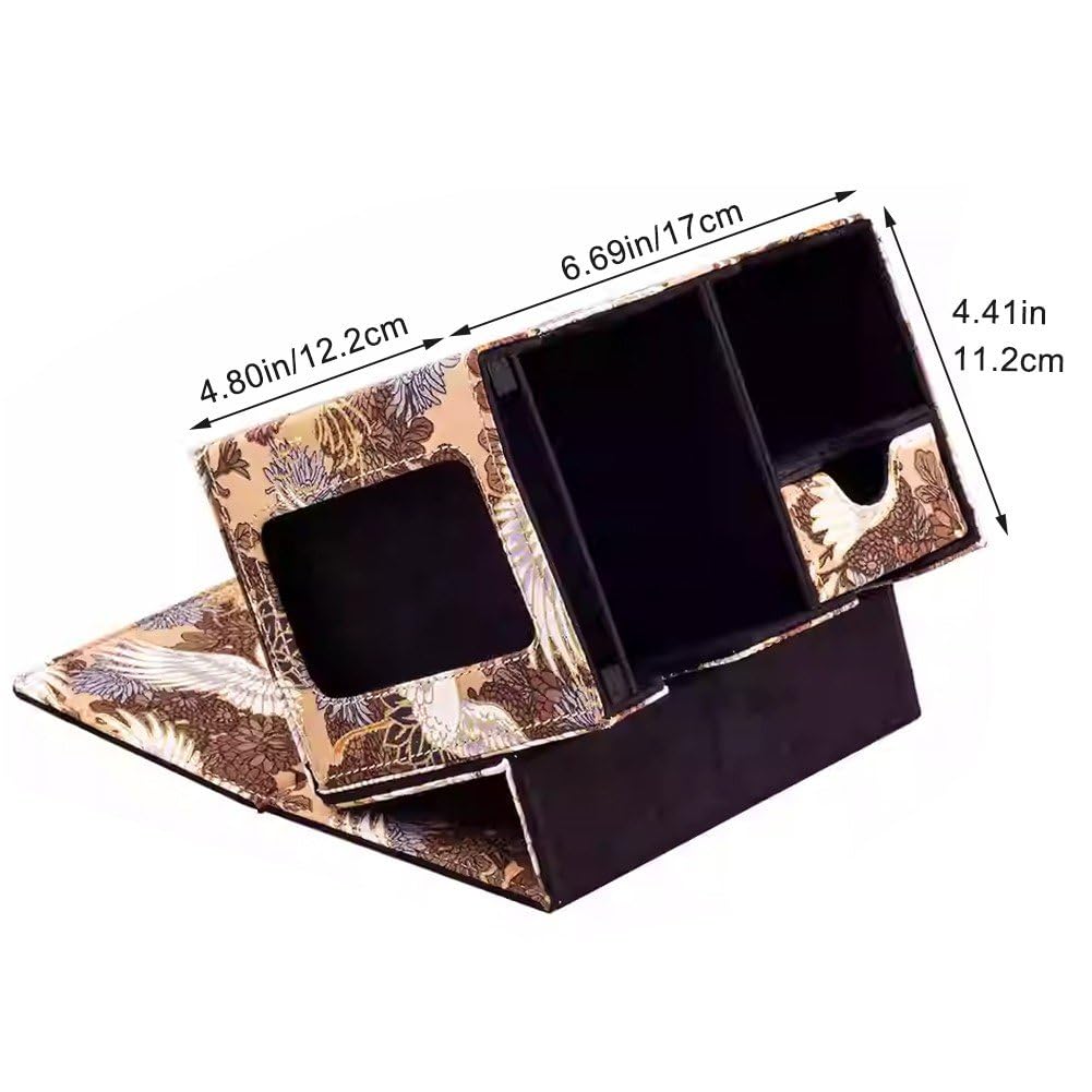 Amazon.co.jp: Hifeoos デッキボックス 和風 鶴柄 トレーディング