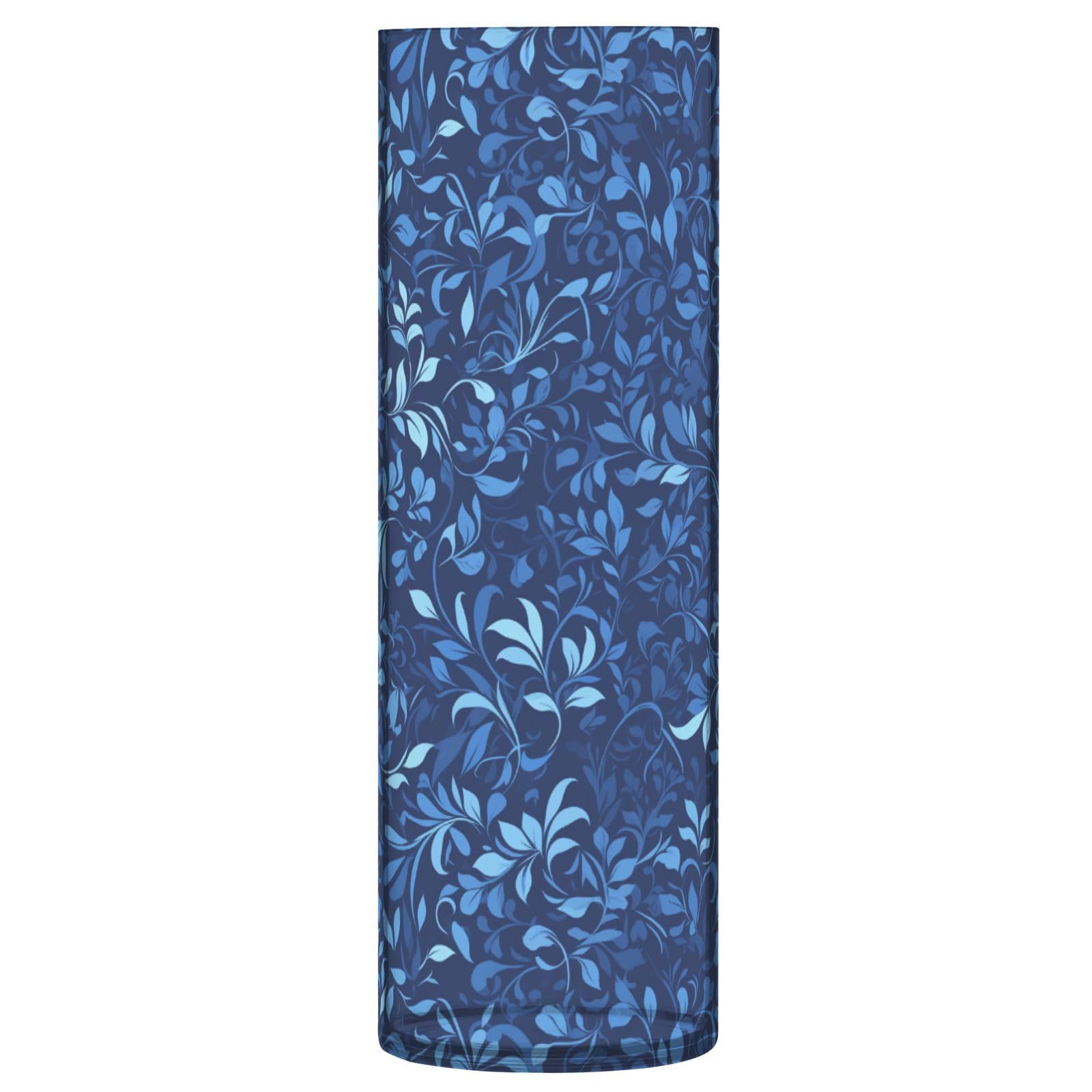 Vase en plastique bleu foncé 30x10 cm pour décorer votre salon