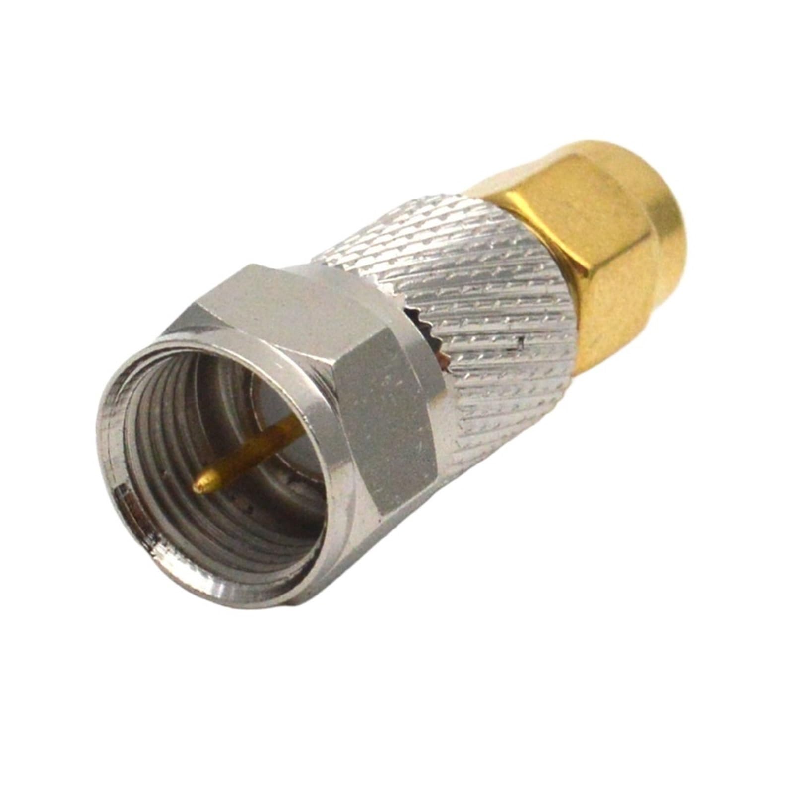 Adaptateur coaxial mâle vers F à prise directe pour câble d'antenne TV - 4