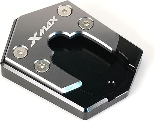 DVOLTS Extended Tripod for Yamaha Xmax 300 125 250 XMAX300 XMAX125 XMAX250 2017-2020 Motorcycle Kickstand Enlarger Pad Plate Side Stand Extension