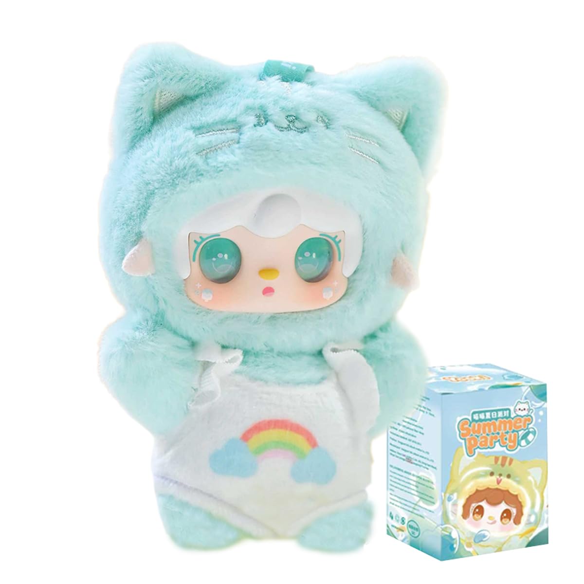 Yooki Summer Party Series Blind Box Action Figures Mystery Box Cute Random Toys Birthday Gift Christmas Collectible Toy for Desktop Ornaments, 1PC — image 1