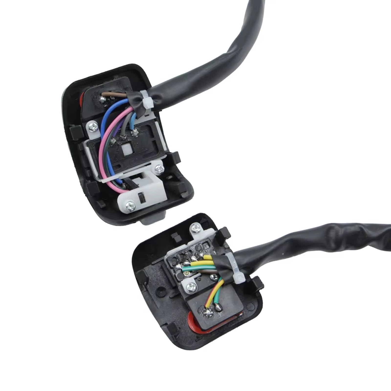 Interruptor Para Moto Manillar Eléctrico Para Bicicleta Eléctrica Universal Señal De Scooter Luz Antiniebla Eléctrica Interruptor De Botón Encendido Interruptor manillar moto(1 set)