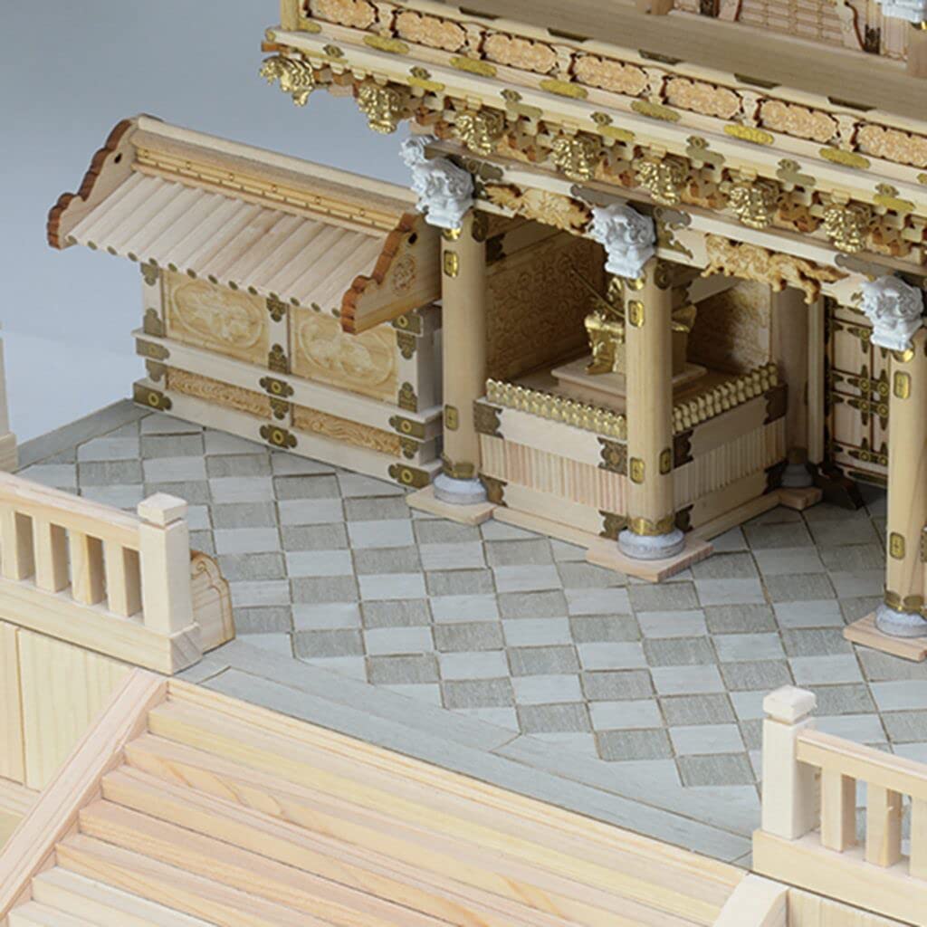 Amazon | ウッディジョー/木製建築模型 1/50日光東照宮・陽明門