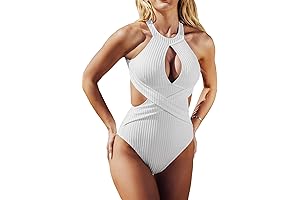 CUPSHE White Bathing Suit: Chic Embrace for Beach Days