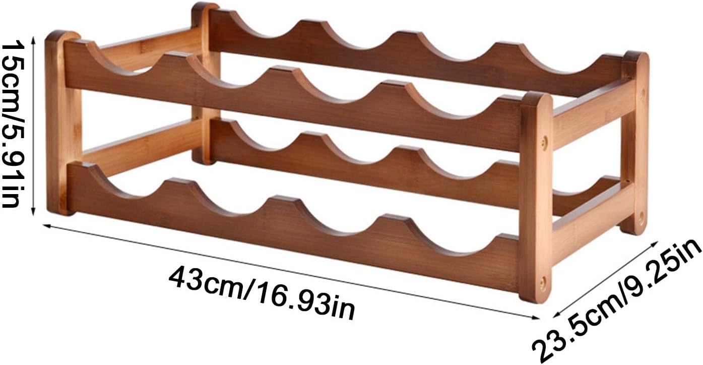 Wine Rack - Countertop Display Organizer, Wine Racks Organizer with Sturdy Construction, Stylish Wines Rack, Friends Adults Men Women Indoor Home Housewarming, Indoor Home Use Entertaining and Display