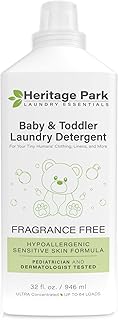 Heritage Park Baby & Toddler Fragrance-Free, Hypoallergenic Laundry Detergent – Pediatrician-tested, Sensitive Skin-Friend...
