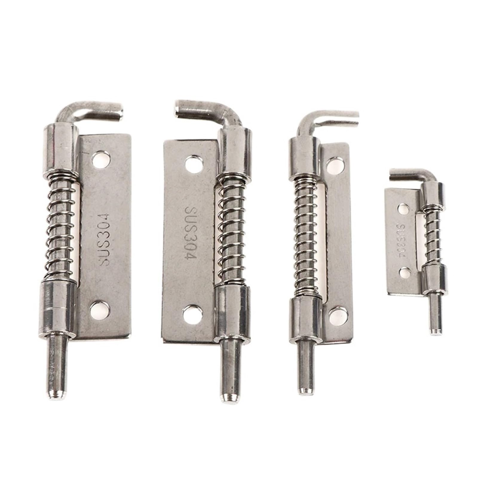 Bgadroz Color 2 Door Lock Bolts， Door Bolt Locks Stainless Steel Security Spring Barrel Latch Hardware(Color 2)