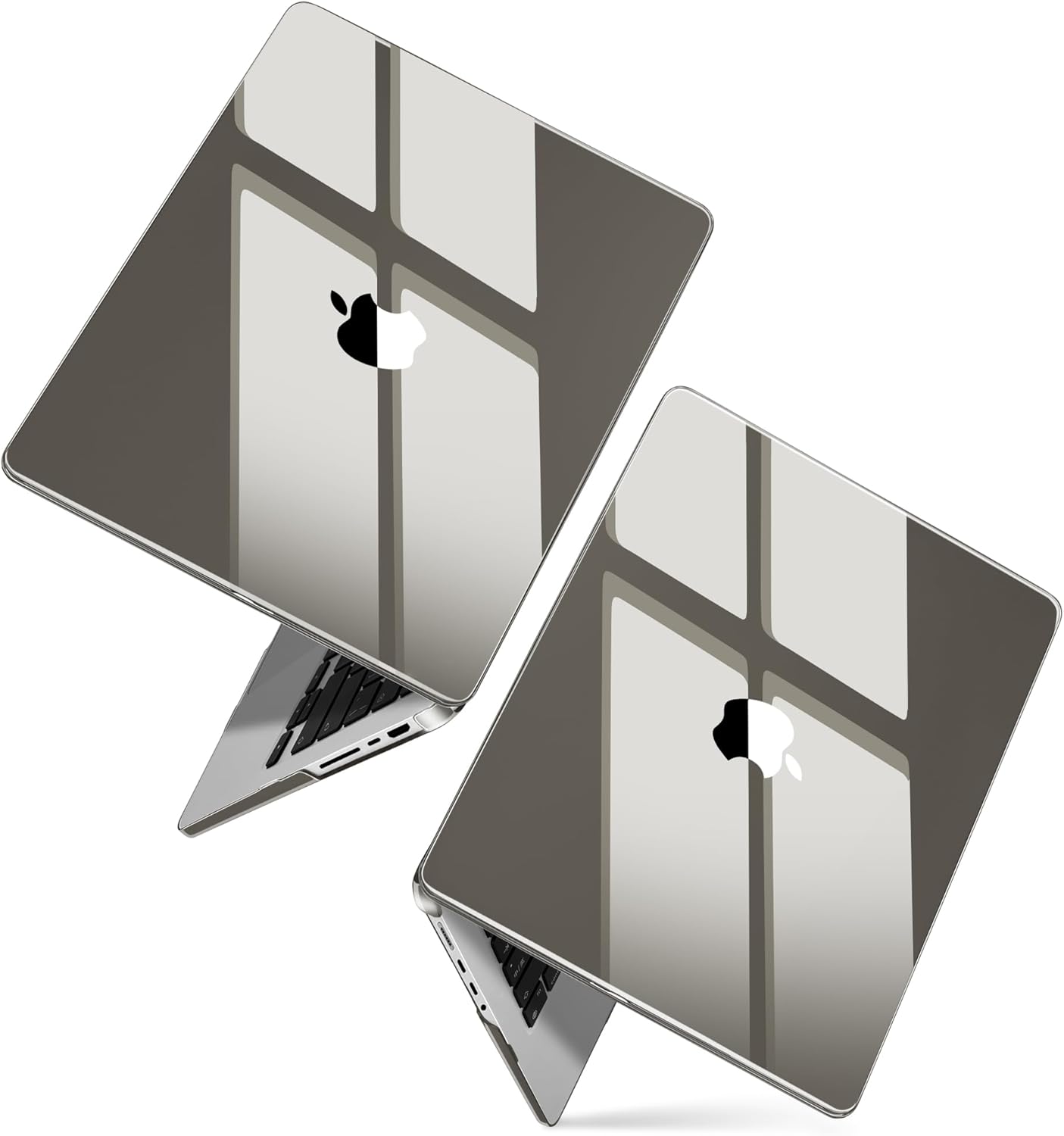 Batianda Premium Crystal Case for New MacBook Pro 16 inch 2026 M5 2024 M4 M3 M2 Pro Max Chip Lightweight Anti Yellowing Durable Scratch-Resistant, Easy Install, with Keyboard Cover, Dark Gray