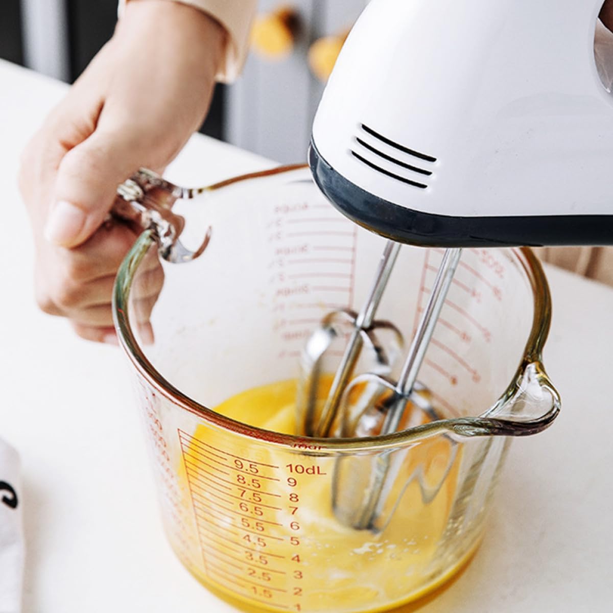 Measuring Cup with Scale 1000Ml Thickened Glass Graduated Baking Milk Cup Multi-Function Kitchen Tool for Home Cooking and Baking