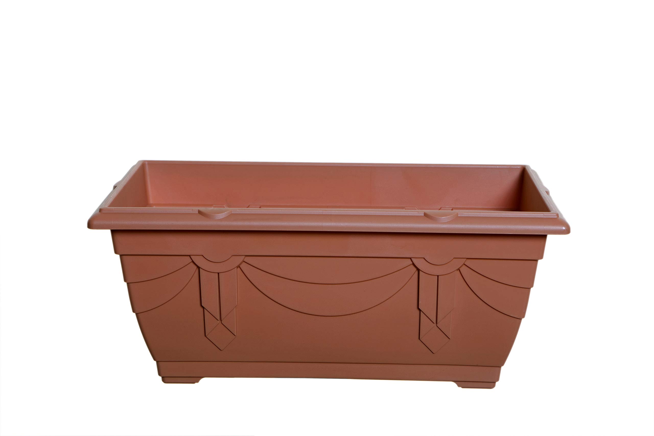 Whitefurze Terracotta 40Cm Venetian Window Box