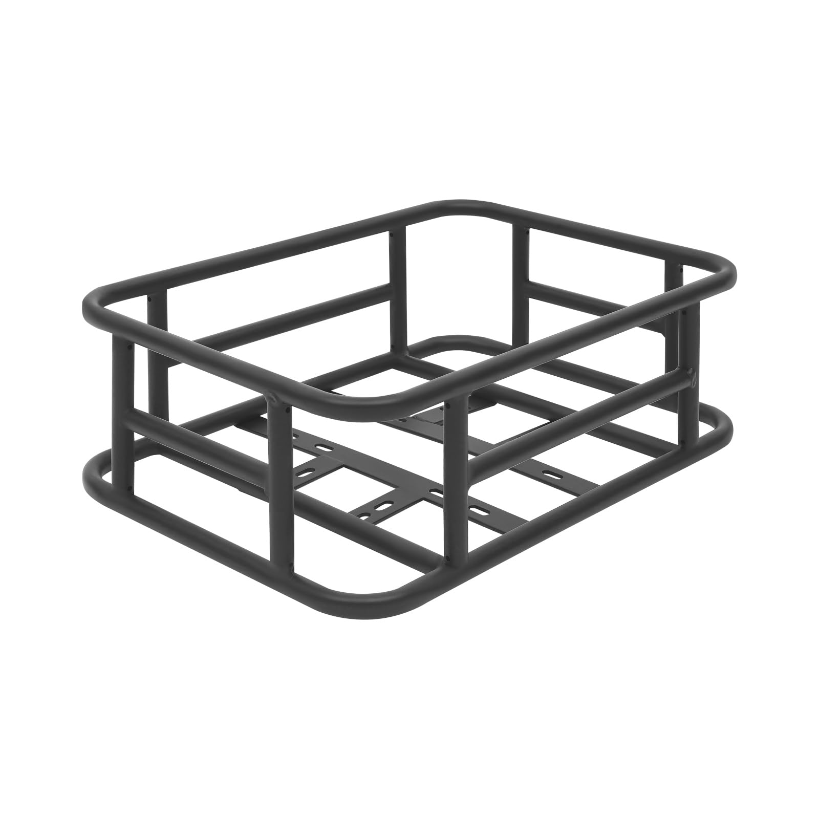 Panier de vélo arrière noir en fer pour vélo et VTT, charge jusqu'à 25 kg