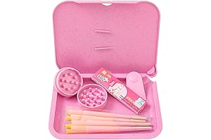 4-Pack Weed Grinder Set With Tray: Perfect For Grinding and Storing Herbs