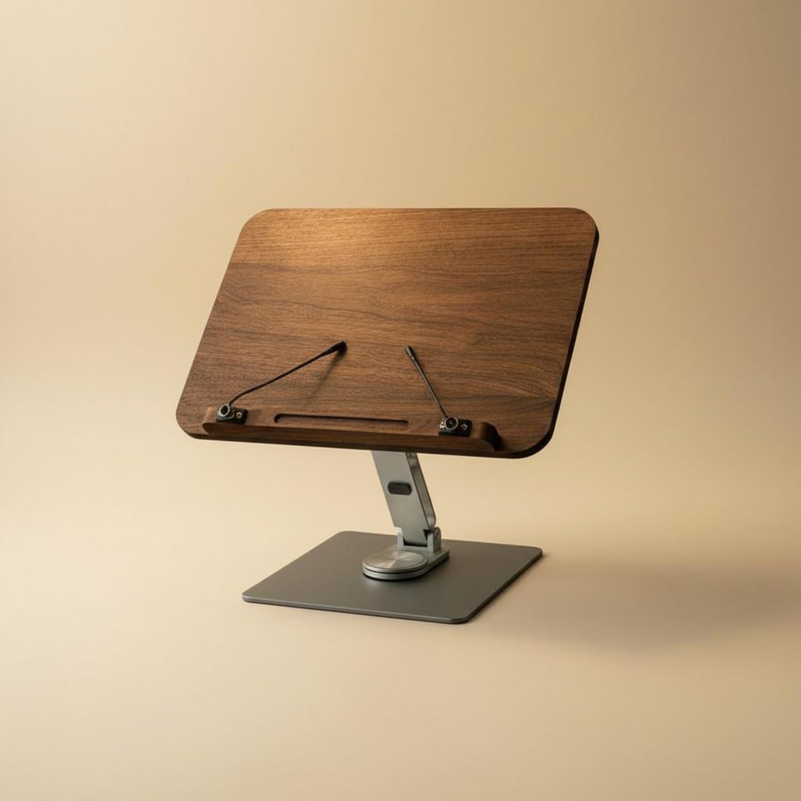Almencla Soporte de Lectura Giratorio Atril de Libros Portapáginas Base Metálica Norteamericano con Brazo Flexible de Aleación Ajustable Clips Silicona Que No, S, Rotatable Goddess Ip