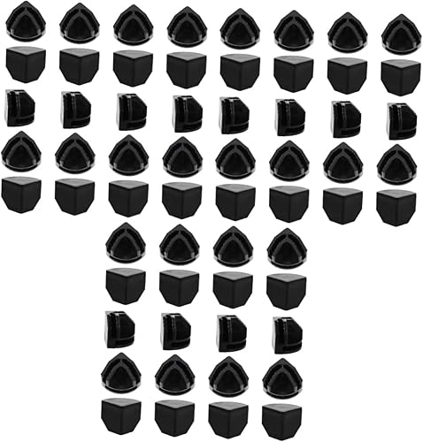 DOITOOL Estante de almacenamiento de plástico con hebilla de 60 piezas, estante de alambre de metal, rejilla de alambre, cubo de alambre de