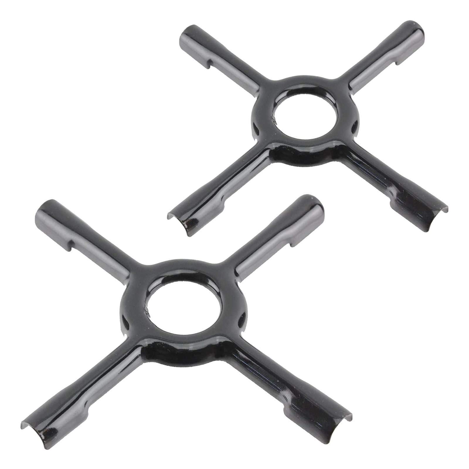 SPARES2GO Universal Gas Stove Hob Reducer Ceramic Pan Support Moka Trivet Stand (Small 130mm, Medium 150mm)