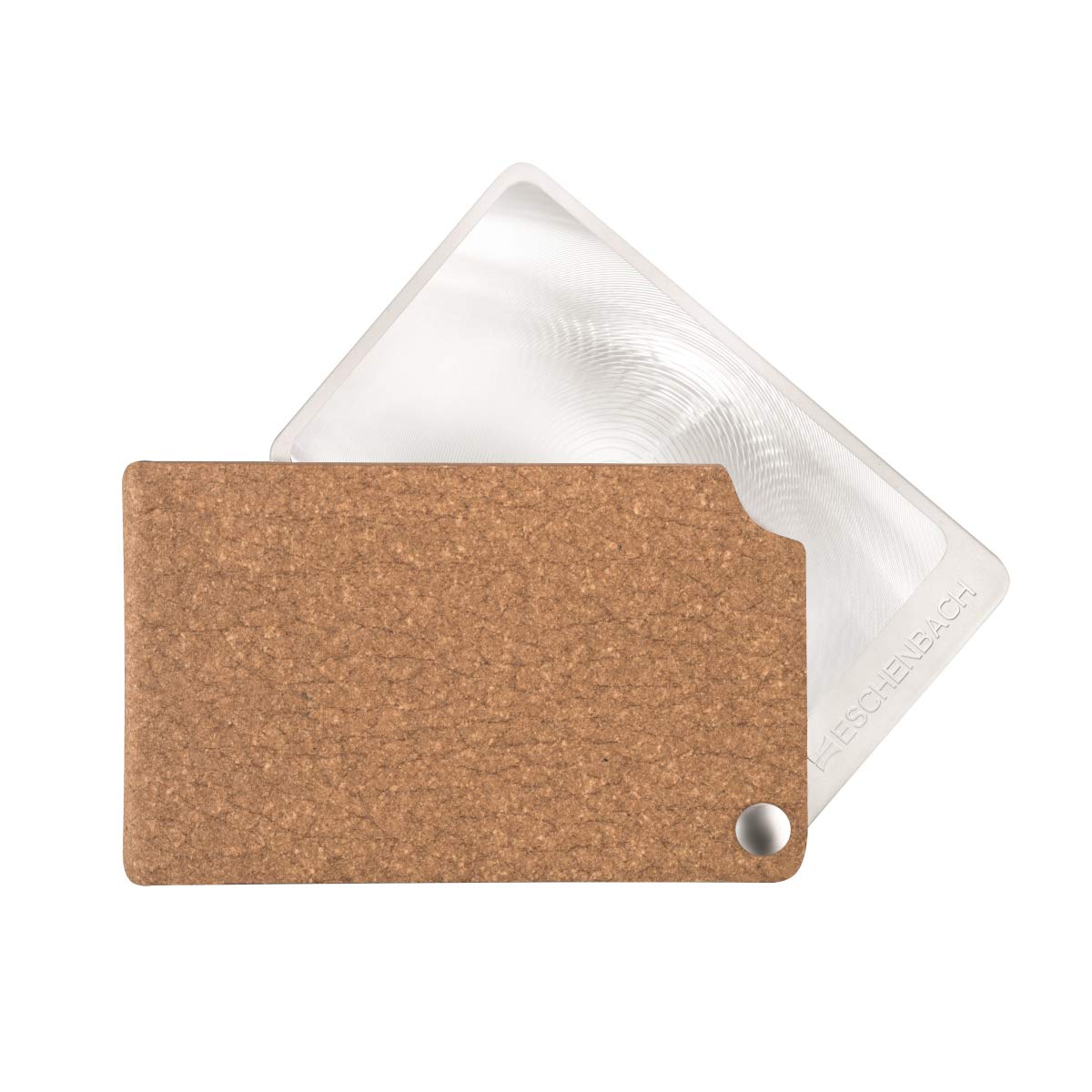 VisoPOCKET Optic Pocket Magnifier with 2.5X Magnification in Credit Card Format with Leather Case (Brown)