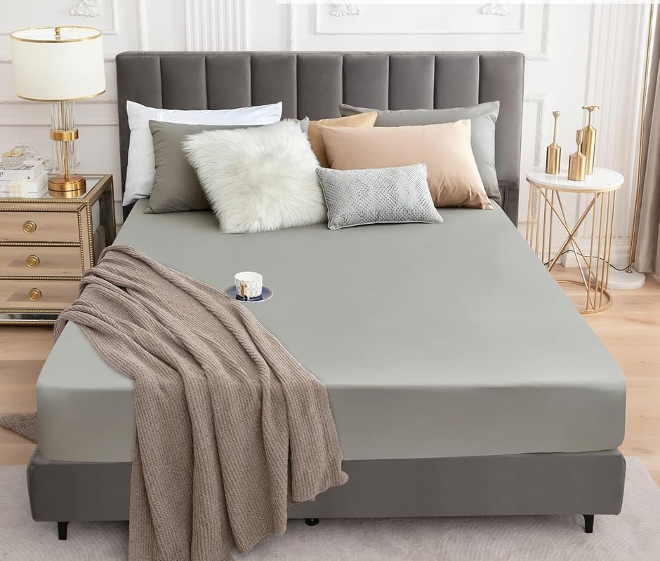 Ultrasleep 100% Waterproof Mattress Protector | Premium Cotton Mattress Bed Cover | Breathable and Non-Allergenic Ultra Soft Fitted Bed Protector | 78x60 Inch, Queen, White (B0CL2FSPZB) Amazon Price History, Amazon Price Tracker