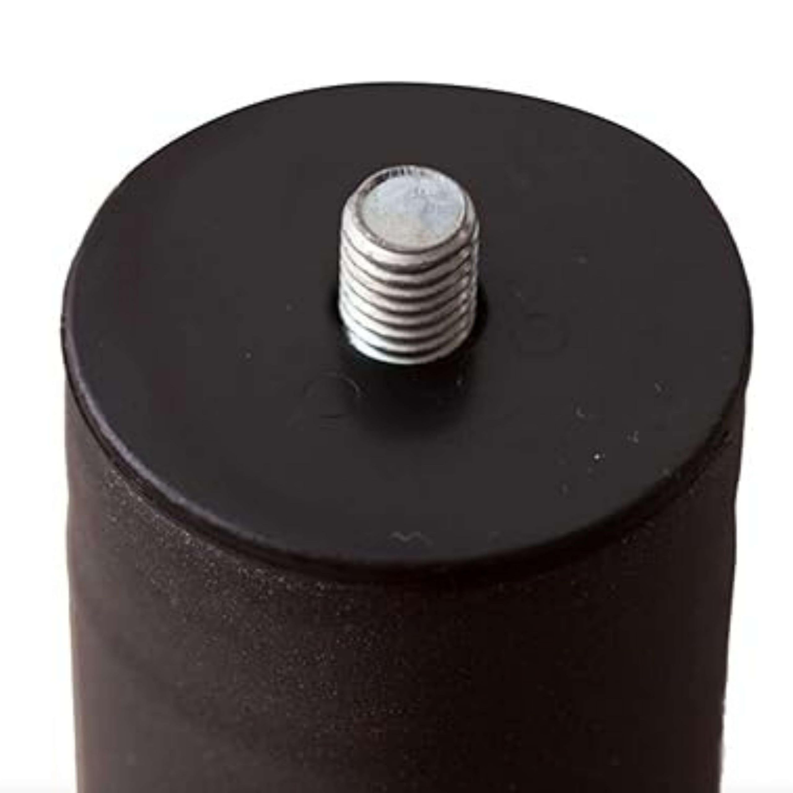 Miroytengo Pack 4 Patas 50 cm para somier o Base tapizada cilindricas Medidas Especiales Metal
