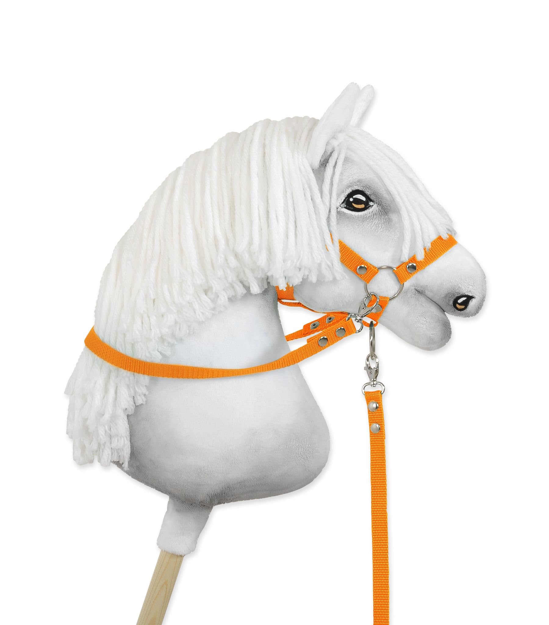 Lotnictwo dla konia Hobby Horse – neonowo-pomarańczowy, bez konia w zestawie.
