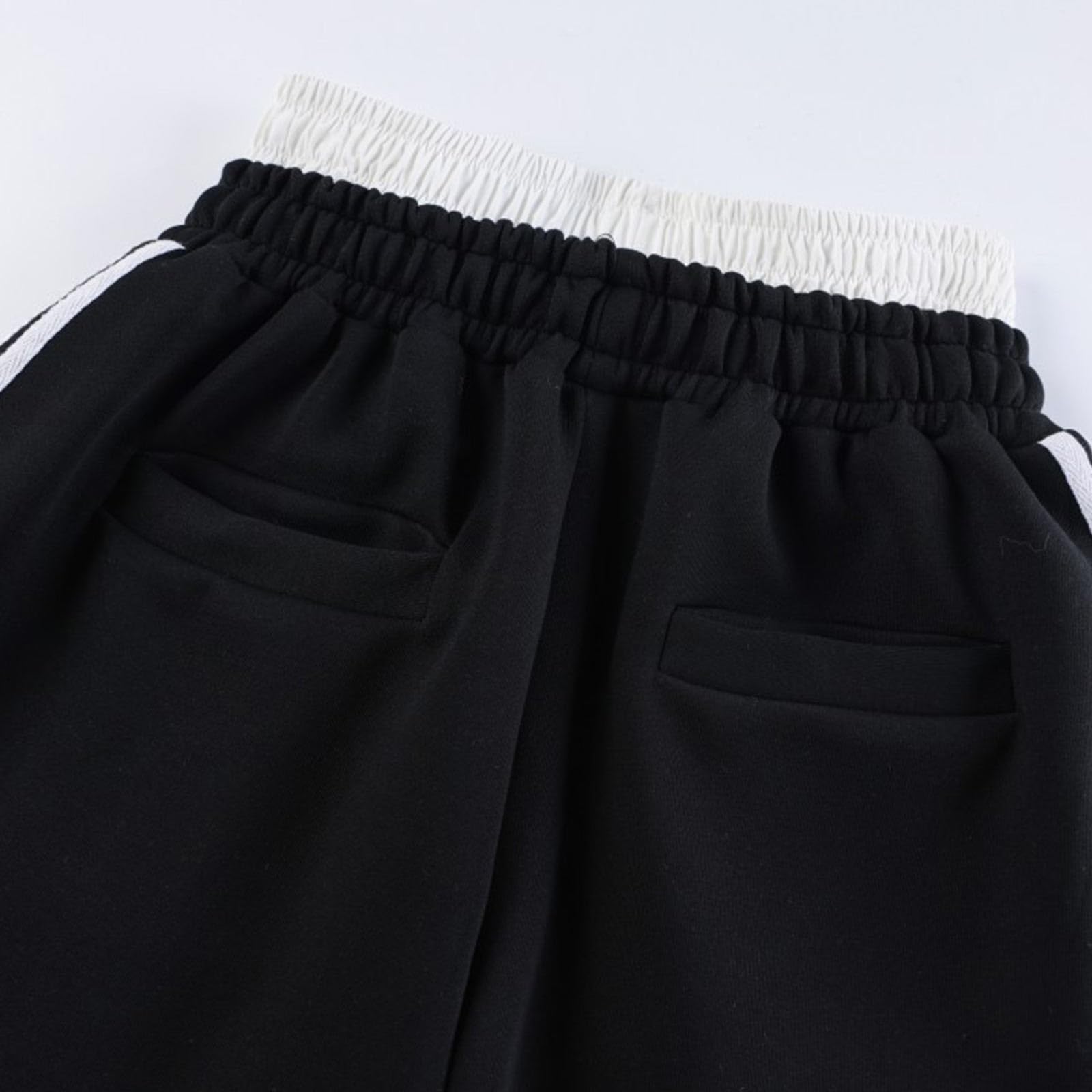 Pantaloni Casual da Streetwear con Stampa Tie-Dye a Blocchi di Colore Design Cargo a Gamba Larga per Una vestibilità Comoda Rilassata.