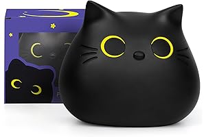 Piggy Bank, Coin Piggy Bank Black Cat Money Saving Box Gifts for...