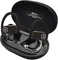Fone de Ouvido Bluetooth 5.4, Design Esportivo Ergonômico Ideal Para Esportes Corridas Atividades Físicas, à Prova D'Água, 45h de Bateria, Com Microfone Embutido, Videogame IPhone Android Premium