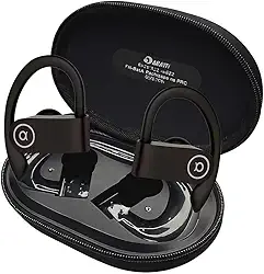 Fone de Ouvido Bluetooth 5.4, Design Esportivo Ergonômico Ideal Para Esportes Corridas Atividades Físicas, à Prova D'Água, 45h de Bateria, Com Microfone Embutido, Videogame IPhone Android Premium