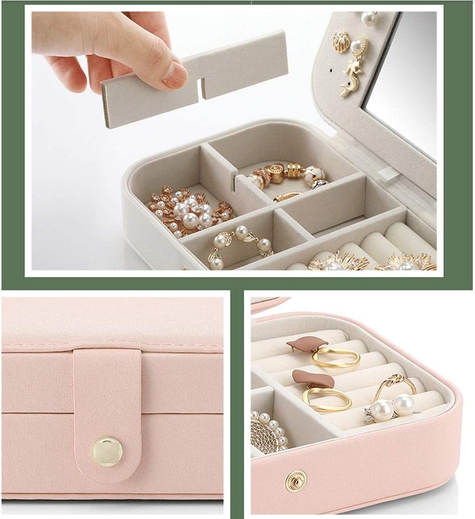 ジュエリーボックス 携帯用 コンパクト アクセサリーケース 持ち運び