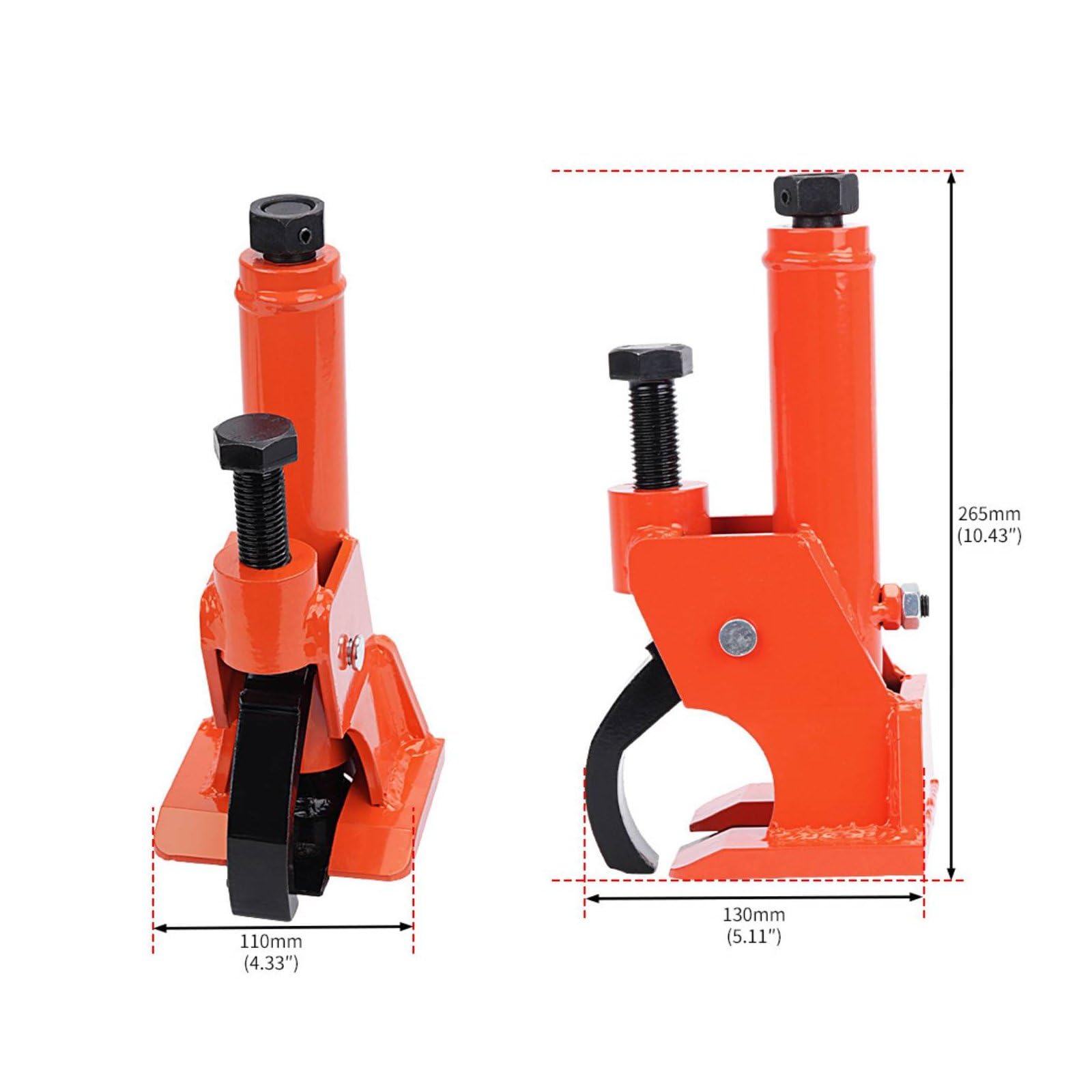 Generic Smontagomme Manuale Attrezzatura Smontaggio Pneumatici Bead Breaker Leveraggio Controllato Struttura in Ferro Compatta Portatile 5.5kg Adatta per Officina Banco Lavoro Manutenzione Auto