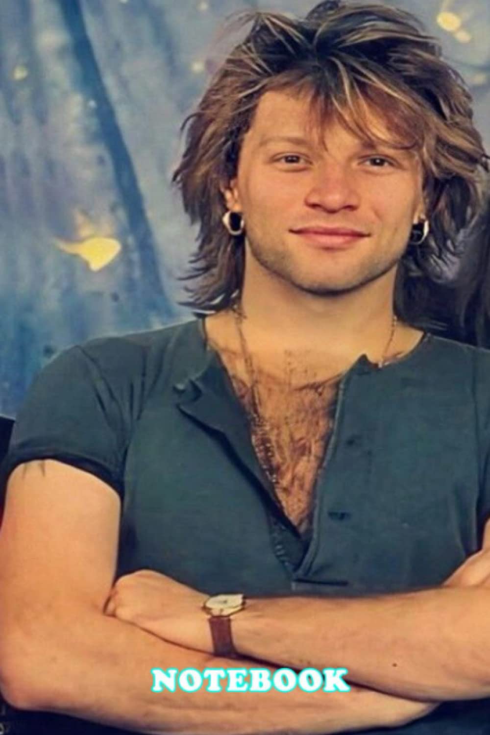 NOTEBOOK : Jon Bon Jovi Band Notebook Lined Pages Diary, Thankgiving Notebook and Writing Journal #533