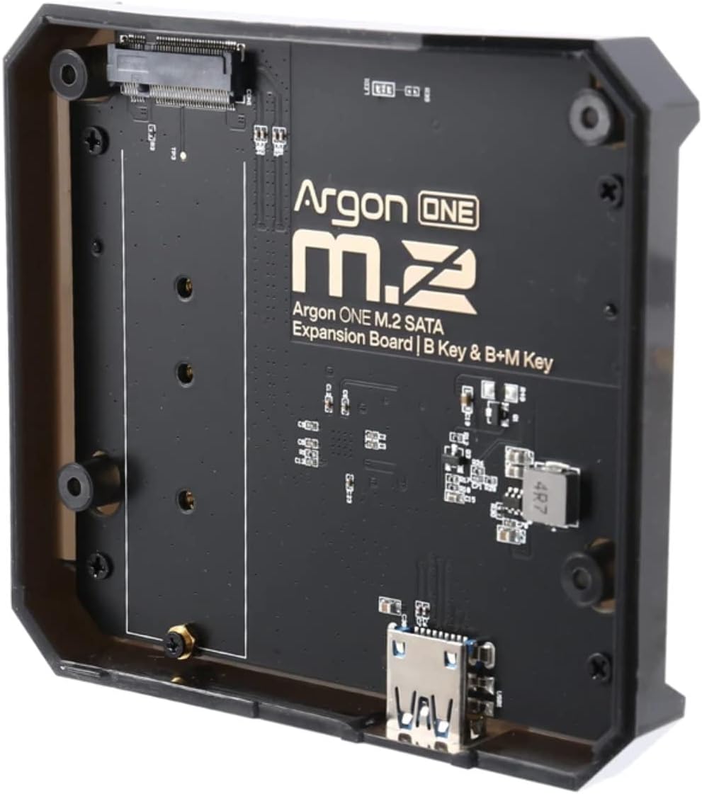 Argon ONE M.2 Raspberry Pi SSD Board (M.2 Expansion Board ONLY) | Supports B-Keys and B+M Keys | Only Compatible with Argon ONE V2 Raspberry Pi 4 Cases
