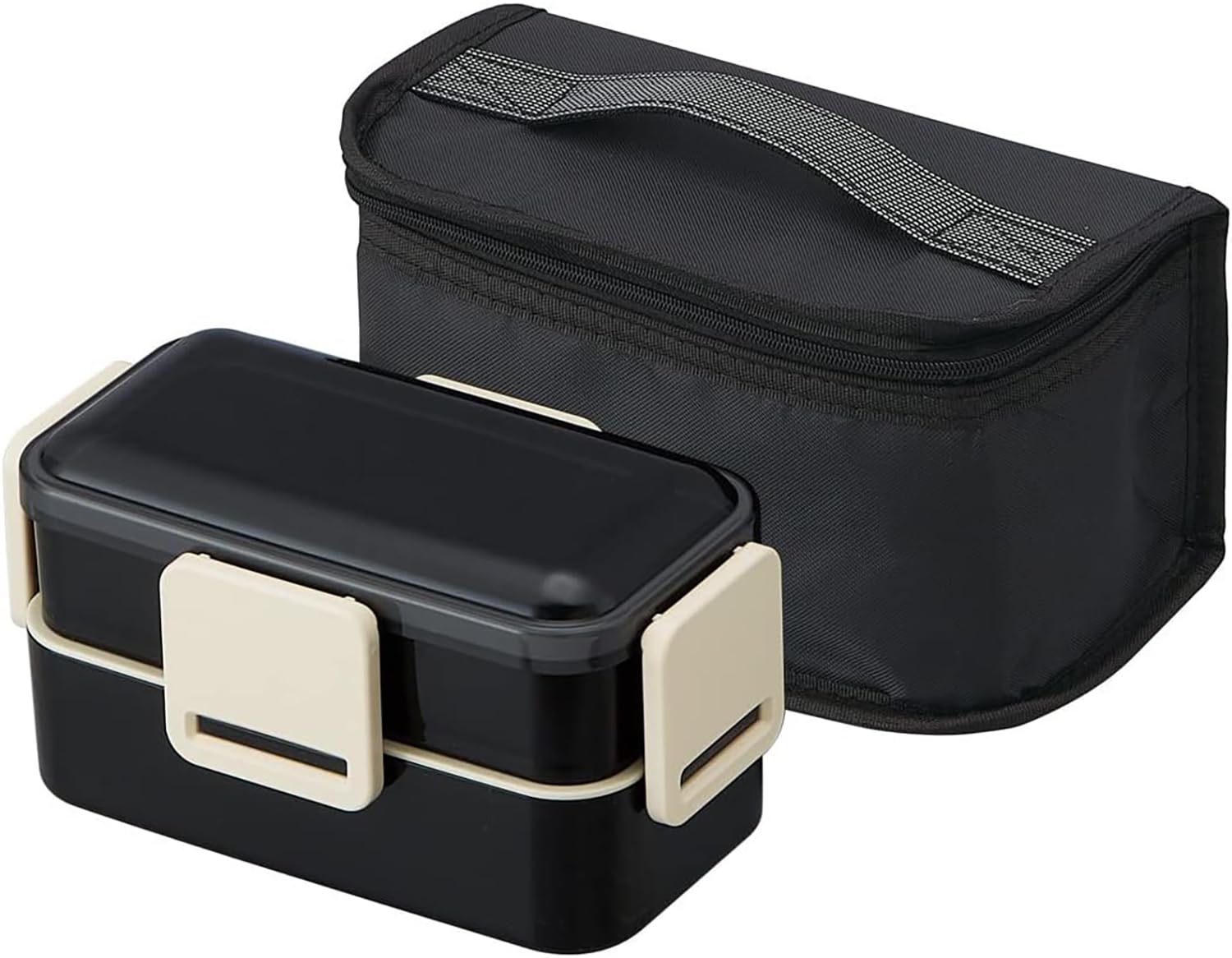 Men's 2-Tier Bento Box with Cooling Bag Set