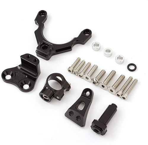 Miniatura 2 de Compatible con Z900 ZR900 2017 2018 2019 2020 CNC amortiguador de dirección de motocicleta estabilizador barra de control de amortiguador con