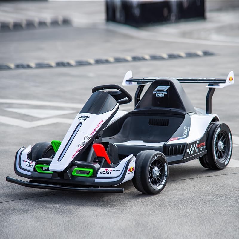 Miniatura 2 de UNICOO DriftChaser Go Kart para niños, juguete recargable de 24 V, scooter eléctrico para niños de 6 a 12 años, automóvil eléctrico para niños,
