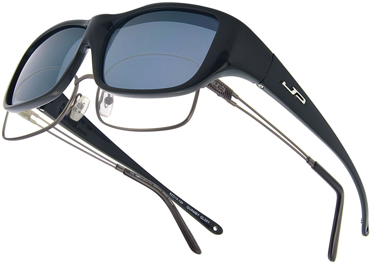 Jonathan Paul FitoversEyewear QUAMBY ETERNAL BLACK - POLARVUE GREY LENS