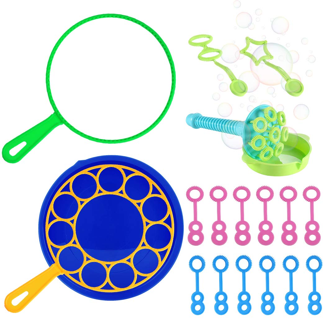 Buy 19Pcs Bubble Party Pack Bulk, Funny Colorful Bubble Toy Bubble