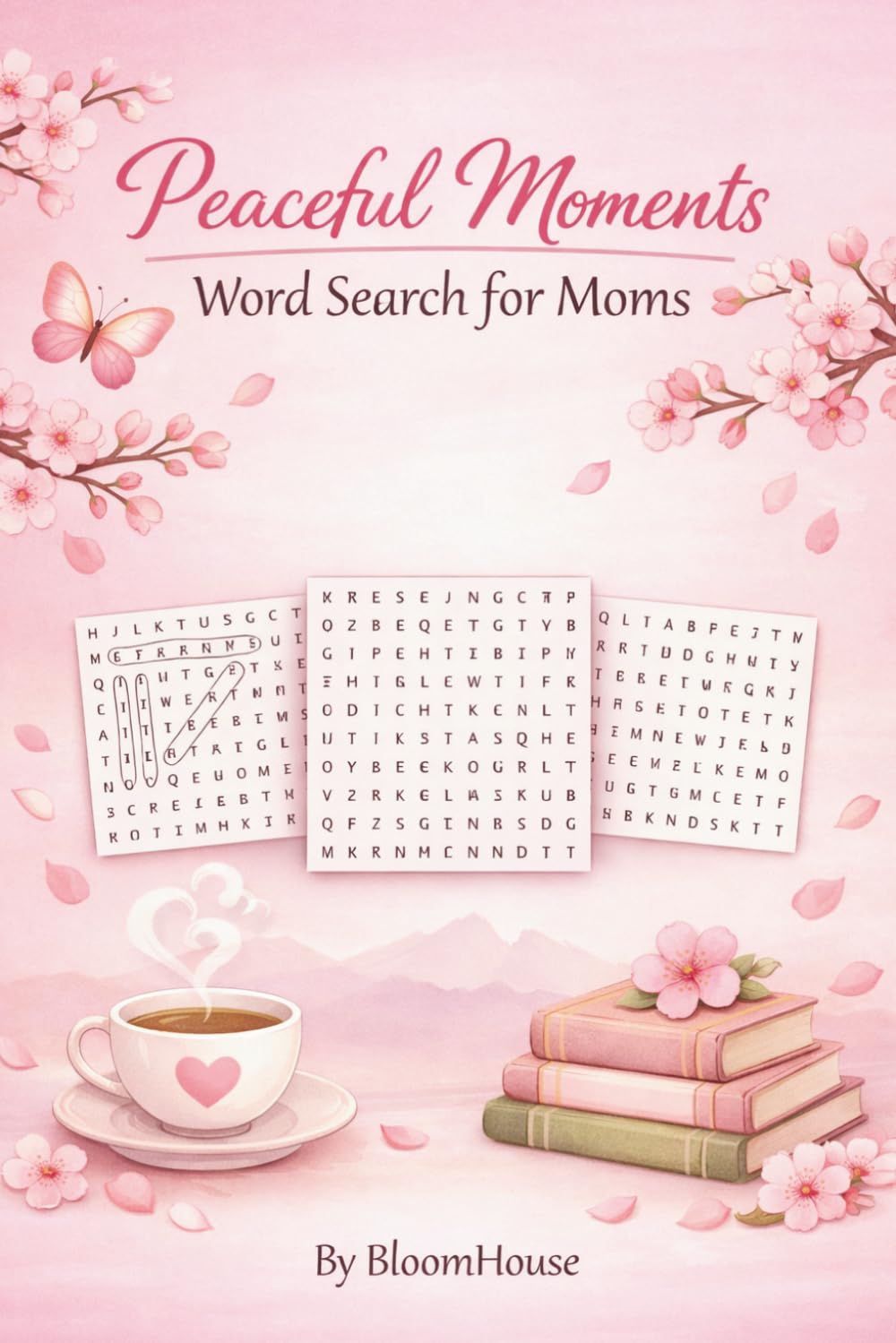 Peaceful Moments Word Search for Moms: A Relaxing Puzzle Book for Calm, Joy & Mindful Breaks