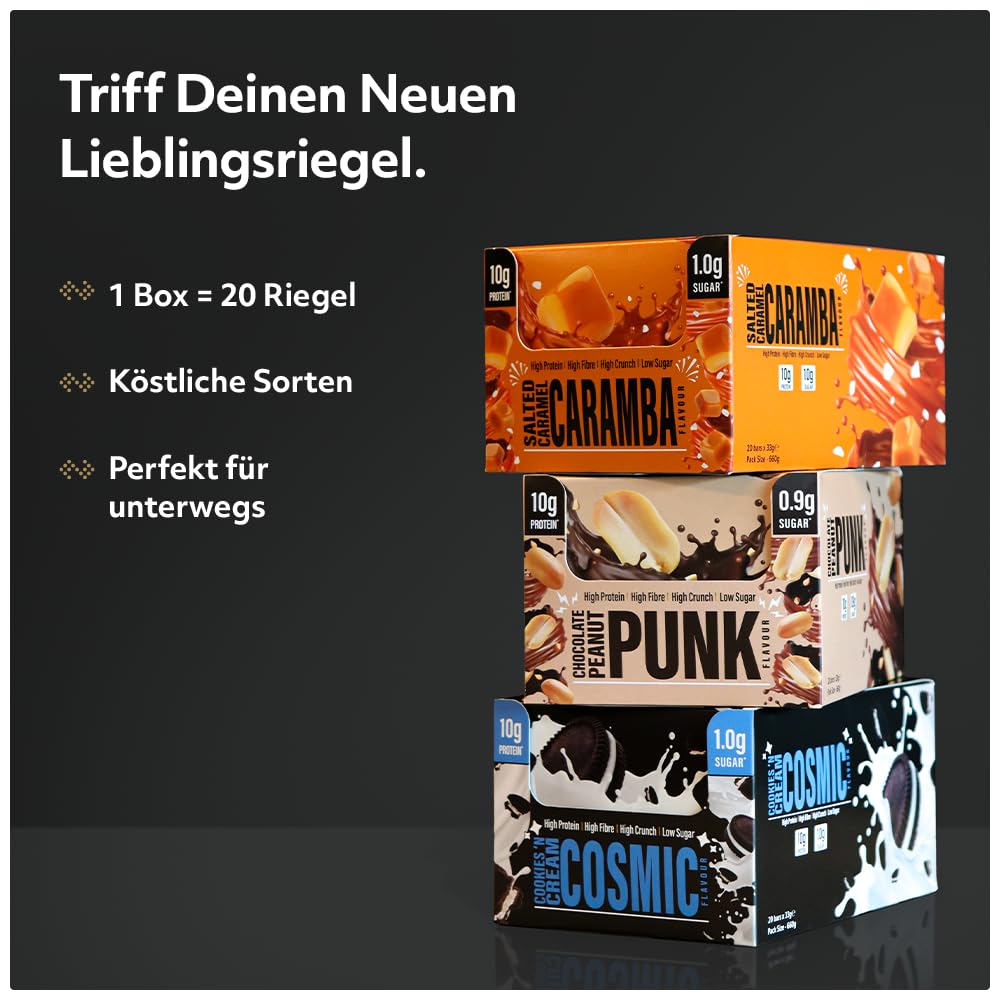 Protein Works | Big Little Protein Riegel, 20er Pack, Schoko-Haselnuss | Proteinreich, Zuckerarm, Ballaststoffreich, Gentechnikfrei, proteinreicher Snack