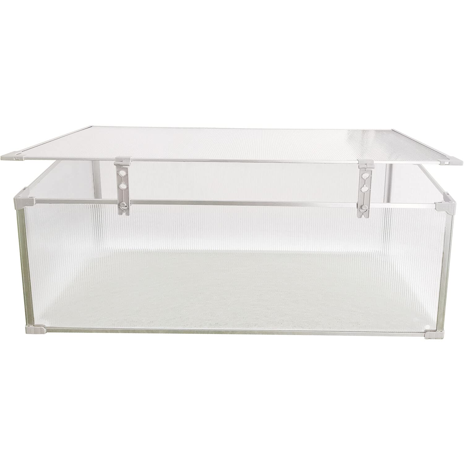 Hanover 47-in. Single Garden Bed Cold Frame Mini-Greenhouse Plant Protector, Lightweight and Portable Greenhouse for Garden, Backyard, Patio, Deck, or Porch, Durable Home Greenhouse with Ventilation