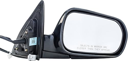 Dependable Direct Espejo de puerta plegable sin pintar del lado izquierdo del conductor para Honda Accord Sedan (solo 4 puertas) 1998 1999 2000 2001