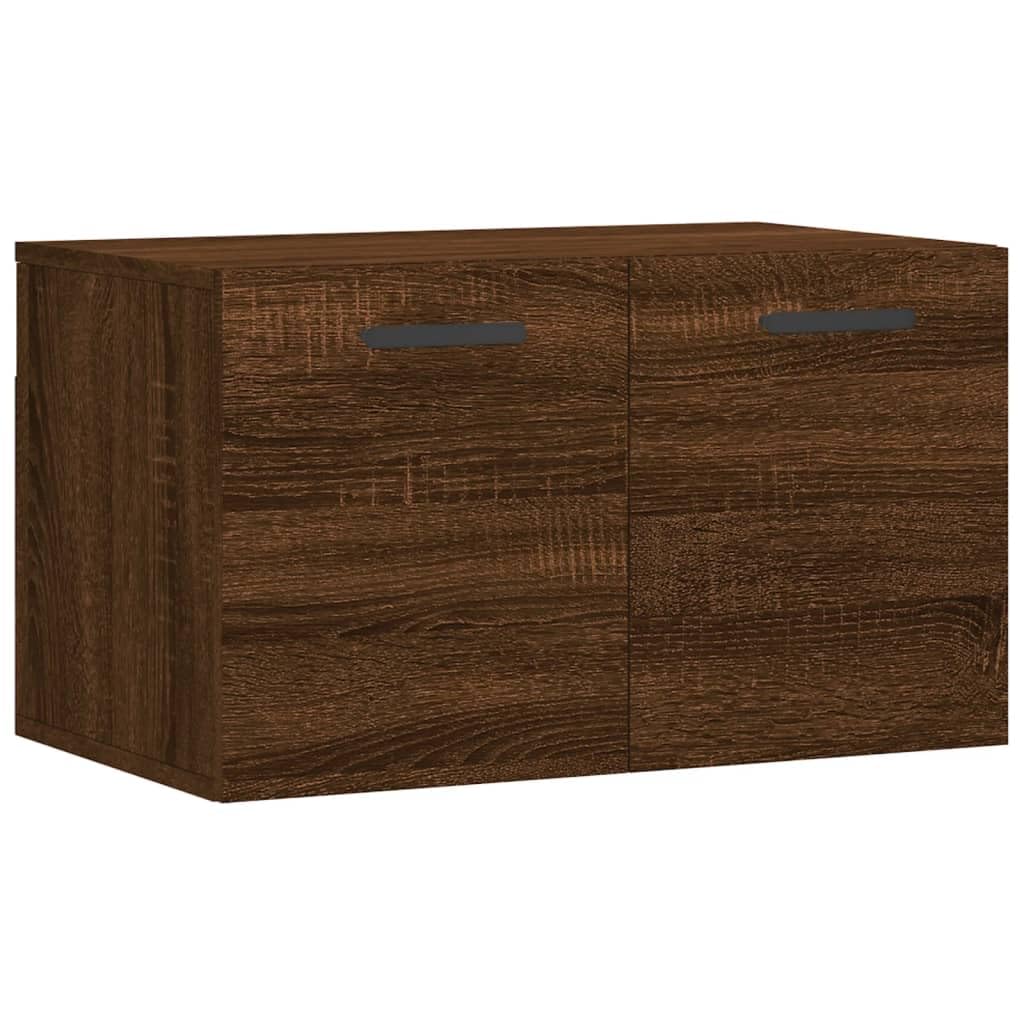 vidaXL Armario de Pared Madera ingeniería marrón Roble 60x36,5x35 cm