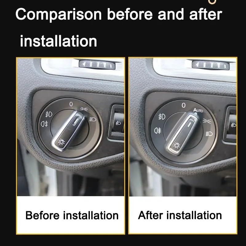 Interruptor de faros automáticos con sensor para conducción segura en Golf VII Variant 6