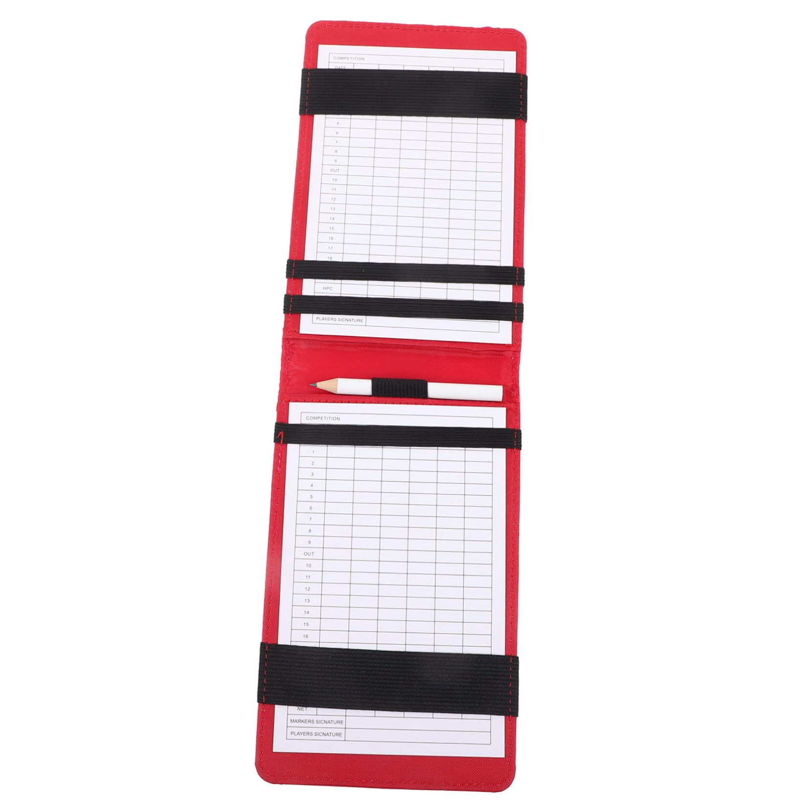 BESPORTBLE Golf Scorebook Compact Protective Notebook for Score Scorecards Lightweight Design for Easy Carrying Present