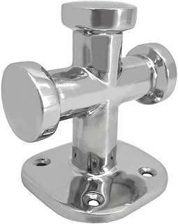 63x63mm Single Cross Bollard Mooring Bitt Bollard Stainless Steel Boat Deck Dock Rope Fasten Cleat